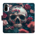 iSaprio flip pouzdro Skull in Roses 02 pro Xiaomi Redmi Note 10 / Note 10S