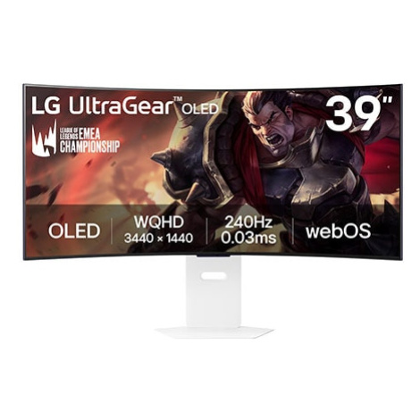 39" zakřivený chytrý herní monitor LG UltraGear™ OLED 240Hz WQHD - webOS, 0.03ms (GtG), 240Hz, D
