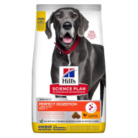 Hill's Science Plan Canine Adult Perfect Digestion Large Breed - výhodné balení: 2 x 14 kg