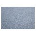 Lano - koberce a trávy Neušpinitelný kusový koberec Nano Smart 732 modrý - 200x200 cm