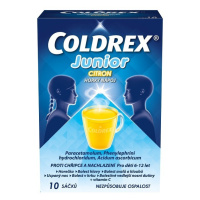 COLDREX Junior Horký nápoj Citron sáčky 10 ks