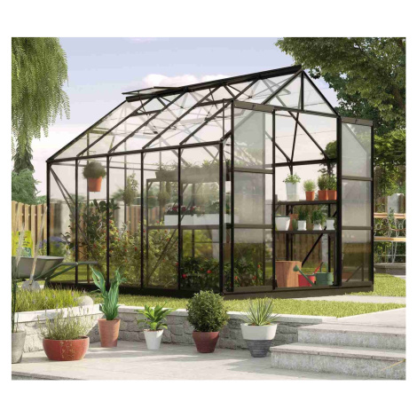 skleník VITAVIA URANUS 8300 čiré sklo 3 mm černý LG3561 Vitavia Garden