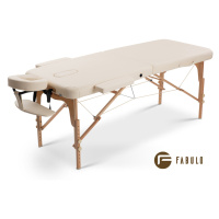 Fabulo, USA Dřevěný masážní stůl Fabulo UNO Set (186x71cm, 9 barev) Barva: krémová
