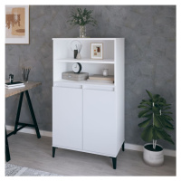 vidaXL Skříň highboard bílá 60 x 36 x 110 cm kompozitní dřevo