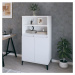 vidaXL Skříň highboard bílá 60 x 36 x 110 cm kompozitní dřevo