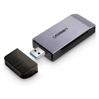 UGREEN 4 v 1 USB adaptér SD + čtečka karet microSD (stříbrná)