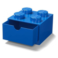 Úložný box LEGO stolní 4 se zásuvkou - modrý SmartLife s.r.o.