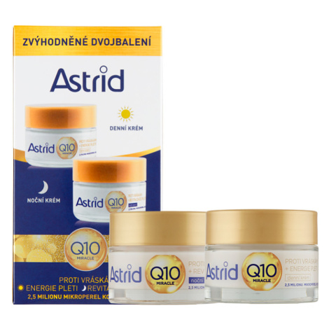 Astrid Q10 Miracle Denní a noční krém proti vráskám 2 x 50ml