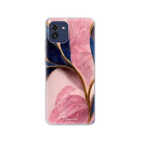 iSaprio Pink Blue Leaves pro Samsung Galaxy A03