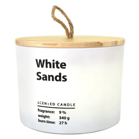 Svíčka vonná dekorativní WHITE SANDS 340g