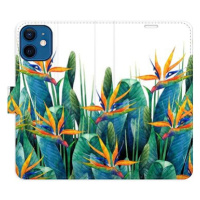 iSaprio flip pouzdro Exotic Flowers 02 pro iPhone 12 mini