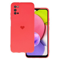 Vennus Valentýnské pouzdro Heart pro Samsung Galaxy A03S - červené