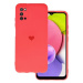 Vennus Valentýnské pouzdro Heart pro Samsung Galaxy A03S - červené