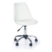 Kancelářská otočná židle COCO — ekokůže / látka, více barev Šedá látka