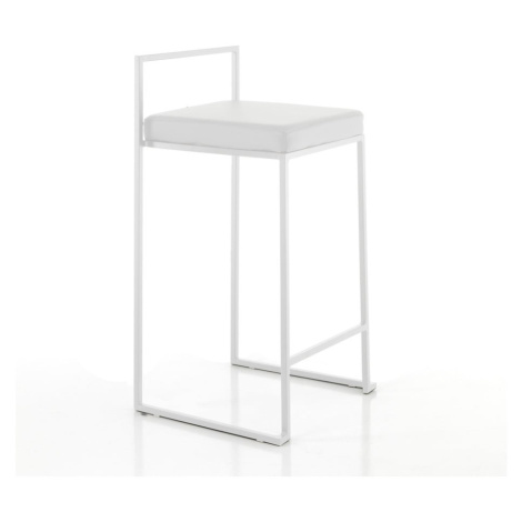 Bílé barové židle v sadě 2 ks 77 cm Dodo – Tomasucci