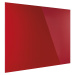magnetoplan Designová magnetická skleněná tabule, š x v 1500 x 1000 mm, barva intenzivní červená