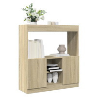 vidaXL Skříň highboard dub sonoma 92 x 33 x 100 cm kompozitní dřevo