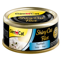 GimCat ShinyCat filé z tuňáka, 6 x 70 g 6x70g