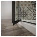 GELCO TRINITY BLACK obdélníkový kout 900x1100 rohový vstup, čiré sklo, GT2290-11C-B GT2290-11C-B