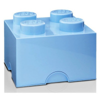Lego® úložný box 250x252x181 světle modrý