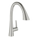 Dřezová baterie Grohe Zedra s vytahovací sprškou, 3 proudy supersteel 32294DC2