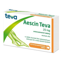 AESCIN TEVA 20MG TBL ENT 120