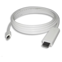 PREMIUMCORD Kabel mini DisplayPort 1.2 na HDMI 2.0, pro rozlišení 4Kx2K@60Hz, 2m