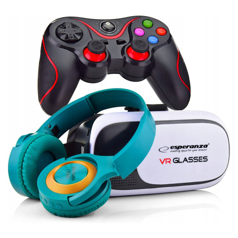 dárek Pro Teenagera Herní Set Brýle Vr 360+SLUCHÁTKA Gamepad