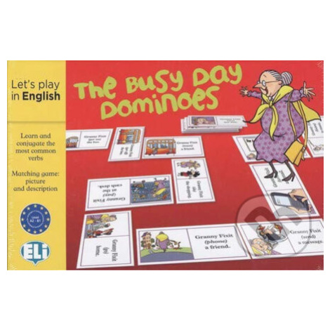 Let´s Play in English: The Busy Day Dominoes - hra z kategorie Karty, pexeso Eli