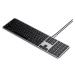 Satechi Slim W3 USB-C BACKLIT Wired Keyboard ST-UCSW3M Vesmírně šedá