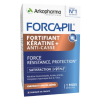 Arkopharma FORCAPIL FORTIFIANT KERATIN síla, odolnost a ochrana pro vlasy a nehty 60 cps.