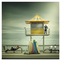 Fotografie The life guard, Adrian Donoghue, 40 × 40 cm