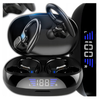 Bluetooth Bezdrátová Sportovní Sluchátka Na Běhání Powerbanka Mikrofon