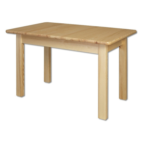 Rozkládací jídelní stůl PAHANG, 120-155x75x80 cm, masiv borovice, moření: … Drewmax