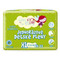 MONPERI Jednorázové pleny Klasik XL 12-16 kg