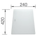 Blanco Krájecí deska bílá sklo pro ZEROX,CLARON,FLOW 420X240