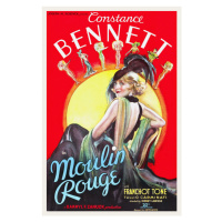 Obrazová reprodukce Moulin Rouge / Constance Bennett (Retro Movie), 26.7x40 cm