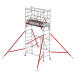 Altrex Lešení pro místnosti RS TOWER 54, s dřevěnou plošinou, pracovní výška 4,70 m