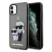 Kryt Karl Lagerfeld iPhone 11 / Xr 6,1" black hardcase Gliter Karl&Choupette (KLHCN61HNKCTGK)