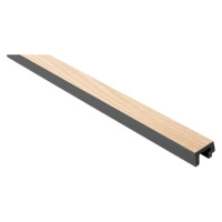 Obkladová lamela levé ukončení Fineza Slat Large Light oak 270x3,6 cm SLAT03LOL