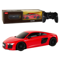 mamido  Auto na dálkové ovládání RC Audi R8 Rastar 1:24 červené RC