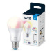 Chytrá LED žárovka E27 WiZ A60 8W (60W) 2200-6500K/RGB WiFi stmívatelná