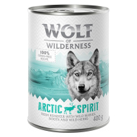 Wolf of Wilderness Adult 6 x 400 g - single protein - Arctic Spirit - sobí