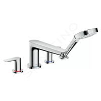 HANSGROHE Talis E Baterie na okraj vany, 4-otvorová instalace, chrom 71748000