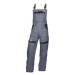 Montérkové  kalhoty s laclem COOL TREND, šedo/černé 64 H8404
