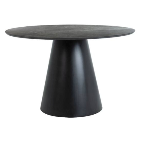 Jídelní stůl ONGIL černý mramor/černá