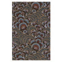 Hnědý vlněný koberec 133x190 cm Paisley – Agnella