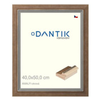 DANTIK rámeček 40 × 50, AMALFI okrový plexi čiré