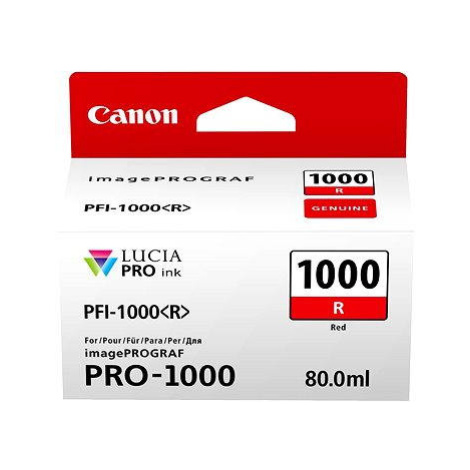 Canon PFI-1000R červená