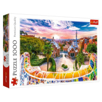 Trefl: Puzzle 1000 dílků - Západ slunce nad Barcelonou, Španělsko